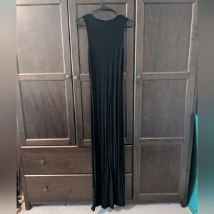 SKIMS Black Maxi Dress